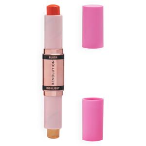 Revolution Blush & Highlight Stick Coral Dew produkt bild