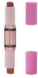 Revolution Beauty London Blush & Highlight Stick Flushing Pink 2,4 g produkt bild