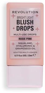 Makeup Revolution Bright Light Blush Drops Pink Rosie 23 ml produkt bild