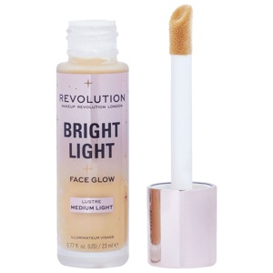 Makeup Revolution Bright Light Face Glow Lustre Medium Light - 23 ml produkt bild