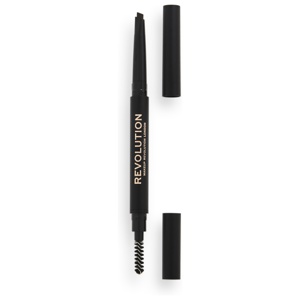 Makeup Revolution Duo Brow Pencil Dark Brown produkt bild
