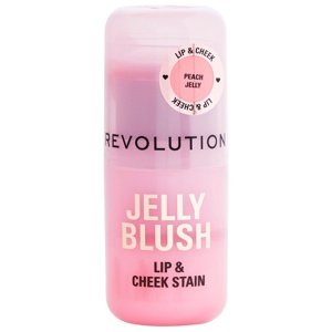 Makeup Revolution Jelly Blush Stick Lip and Cheek Stain Peach Orange 5,5 g produkt bild