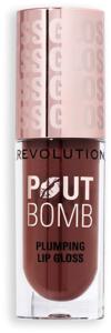 Makeup Revolution Pout Bomb Plumping Gloss Espresso Cool Nude 46 produkt bild