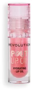Makeup Revolution Pout Lip Oil Glam Pink Shimmer 4 ml produkt bild