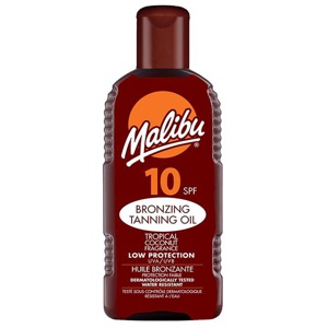 Malibu Bronzing Tanning Oil SPF10 200 ml produkt bild