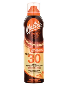 Malibu Sun Continuous Dry Oil Spray SPF 30 - 175 ml produktbillede