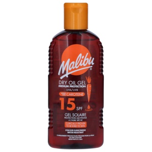 Malibu Dry Oil Gel With Carotene SPF 15 produktbillede