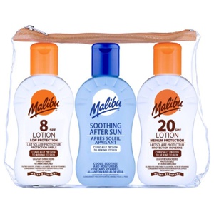 Malibu Sun Protection Travel Pack SPF 8 And 20 produktbillede