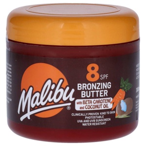 Malibu Tanning Bronzing Butter With Beta Carotene & Coconut Oil SPF 8 produktbillede