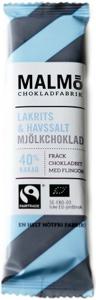 Malmö Chokladfabrik Malmöbar Lakrits & Havssalt 25 g produkt bild
