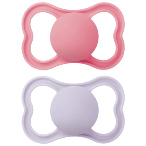 MAM Air Silicone Smokk, 16-36 mnd, rosa/lilla, 2 stk. produktbilde