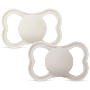 MAM Air Silicone Smokk, 6-16 mnd, beige/creme, 2 stk. produktbilde