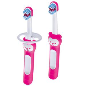 MAM Baby's Brush Pink 2-pack produkt bild