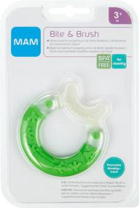 MAM Bite & Brush Bitring 3+ Månader 1 st - Olika färger produkt bild