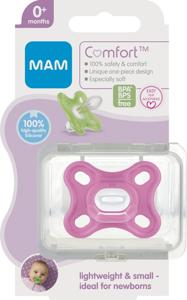 MAM Comfort Newborn Napp 0+ Månader Rosa 1 st produkt bild