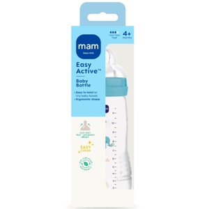 MAM Easy Active Sutteflaske 330 ml - Blå - 1 stk. produktbillede