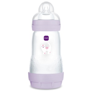 MAM Easy Start Anti-Colic Tåteflaske, Lilla, 260 ml produktbilde