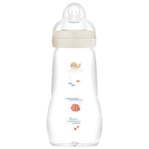 MAM Feel Good Glas Sutteflaske Neutral 260 ml (assorteret) produktbillede