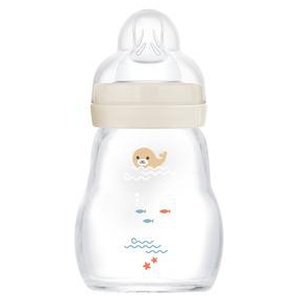 MAM Feel Good Glass Bottle 170 ml. - Neutral - 1 stk produktbillede