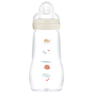 Mam Feel Good tåteflaske glass 260 ml produktbilde