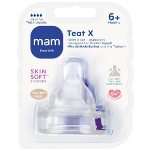 MAM Flaskesut, X-hul 2 stk. produktbillede