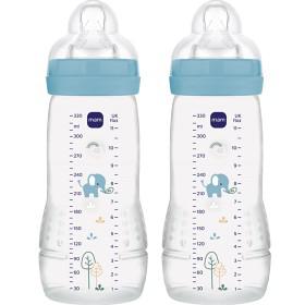 MAM Mam Easy Active Blue 330 ml 2-pack produkt bild