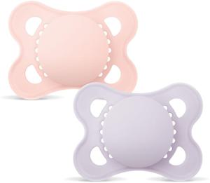 MAM Orig Silk 0-6m Box V Pink Unprint 2 st produkt bild