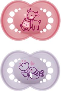 MAM Original Napp 6-16 mån Latex 2-pack Rosa produkt bild