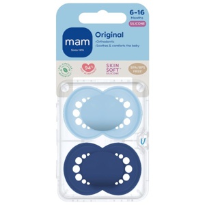 MAM Original 6-16m Blue 2stk produktbillede