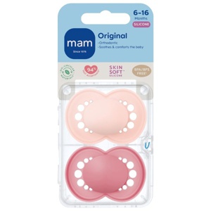 MAM Original 6-16m Pink 2stk produktbillede