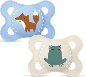 MAM Original Natural Rubber 0-6 mån Blue 2-pack produkt bild