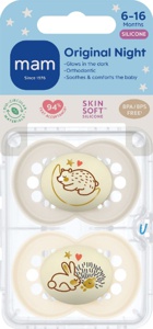 Mam Original Night silicone neutral 6-16mnd 2 stk produktbilde