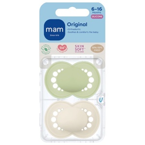 MAM Original Silk Sut Grøn 6-16 mdr. - 2 stk. produktbillede