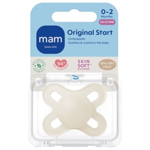 MAM Original Start Silikone Sut 0-2 mdr. - Neutral produktbillede