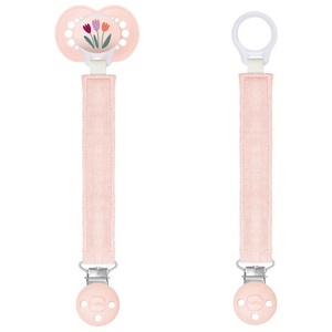 MAM Pacifier Clip Pink produkt bild