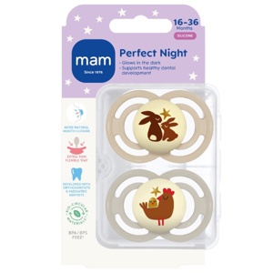 MAM Perfect Silk Night Sut Neutral 16-36 mdr. - 2 stk. produktbillede
