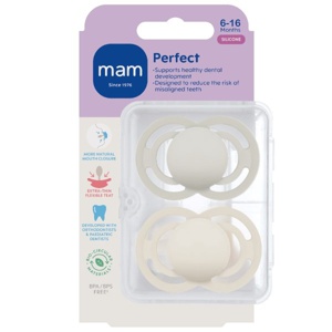 MAM Perfect Silk Sut Neutral 6-16 mdr. - 2 stk. produktbillede