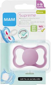 MAM Supreme 6-16 månader Napp 1 st produkt bild