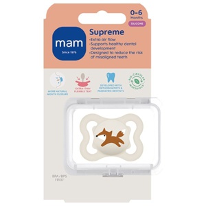 MAM Supreme Silikone Sut 0-6 mdr. - Neutral produktbillede