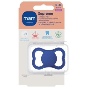 MAM Supreme Silikone Sut 16-36 mdr. - Blå produktbillede