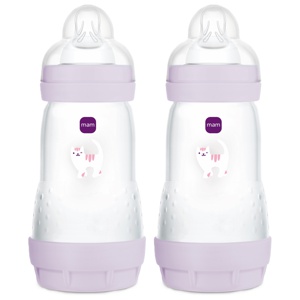 MAM Sutteflaske Easy Start Anti-Colic 2-pak Pink 260 ml produktbillede