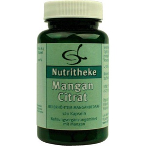 MANGAN CITRAT Kapseln Produktbild