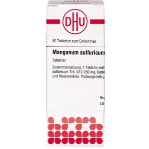 MANGANUM SULFURICUM D 12 Tabletten Produktbild