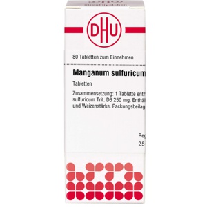 MANGANUM SULFURICUM D 6 Tabletten Produktbild