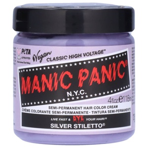 Manic Panic Classic Cream Silver Stiletto 118ml produktbillede