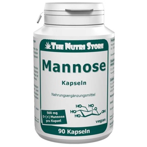MANNOSE 500 mg vegetarische Kapseln Produktbild