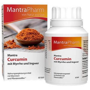 Mantra Curcumin mit Myrrhe und Ingwer Kapseln, 60 St Kapseln Produktbild