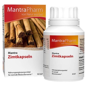 Mantra Zimtkapseln, 90 St Kapseln Produktbild