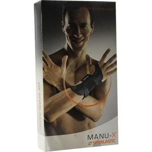 MANU-X Handgelenkorthese Gr.1 schwarz 07642 Produktbild