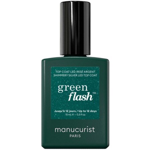 Manucurist Green Essentials Top Coat Shimmery Silver Produktbild